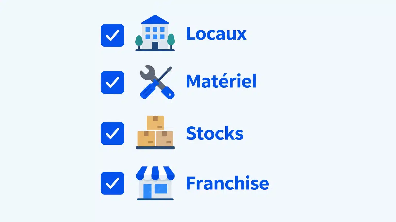 Liste des éléments à vérifier pour estimer les garanties