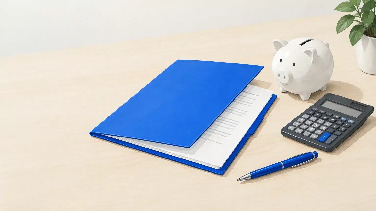 Contrat d’épargne et calculatrice illustrant la branche 21