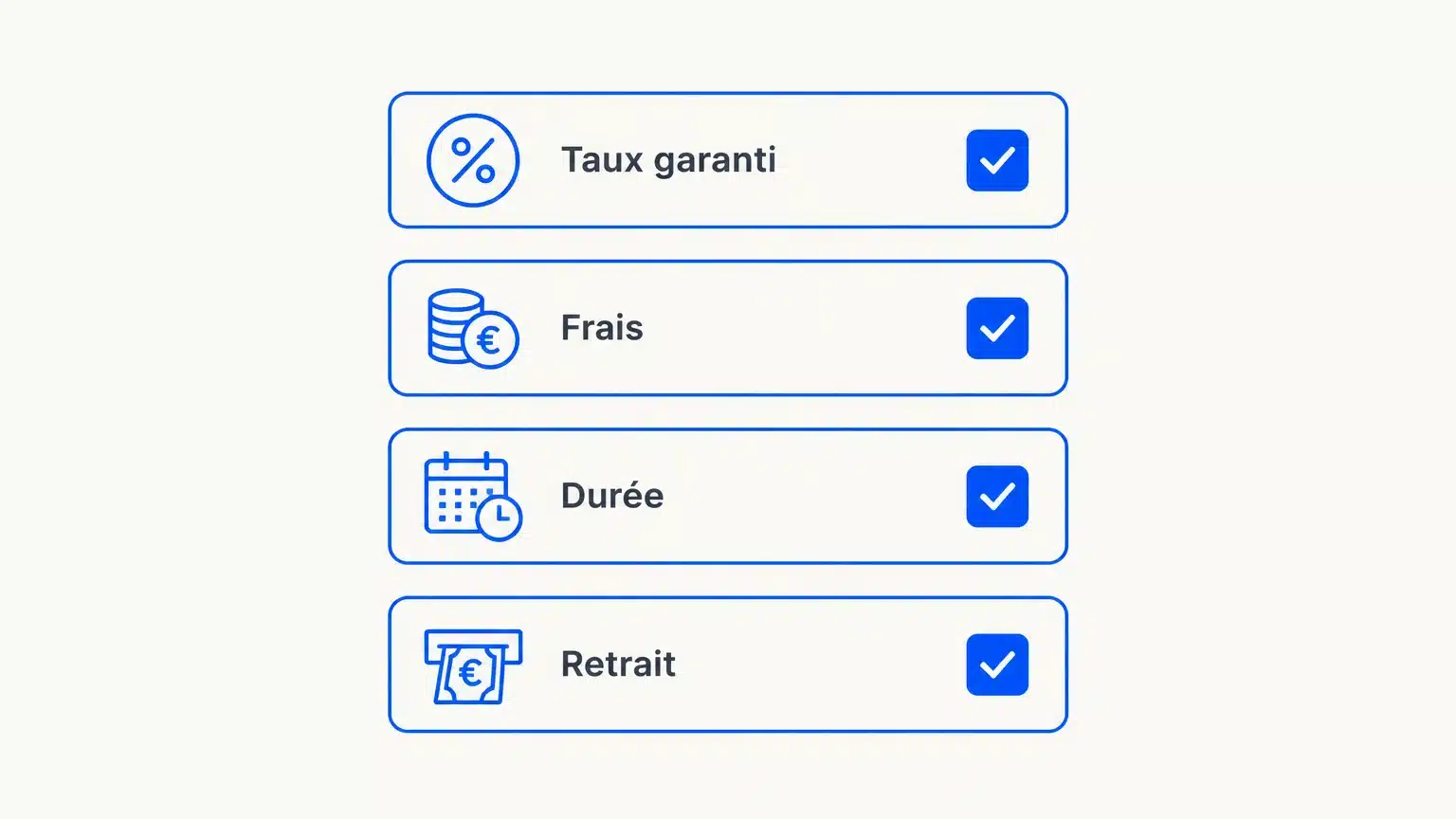 Checklist des critères pour comparer des contrats de branche 21